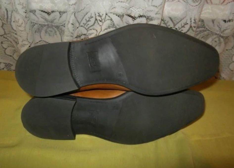 Sztyblety Scechers Classic brązowe 45 wkładka 30 cm skóra naturalna
