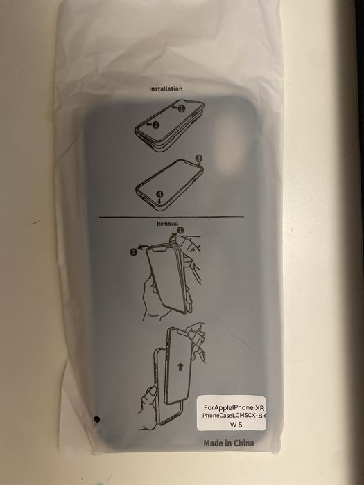 Capa preta nova p/ iPhone XR