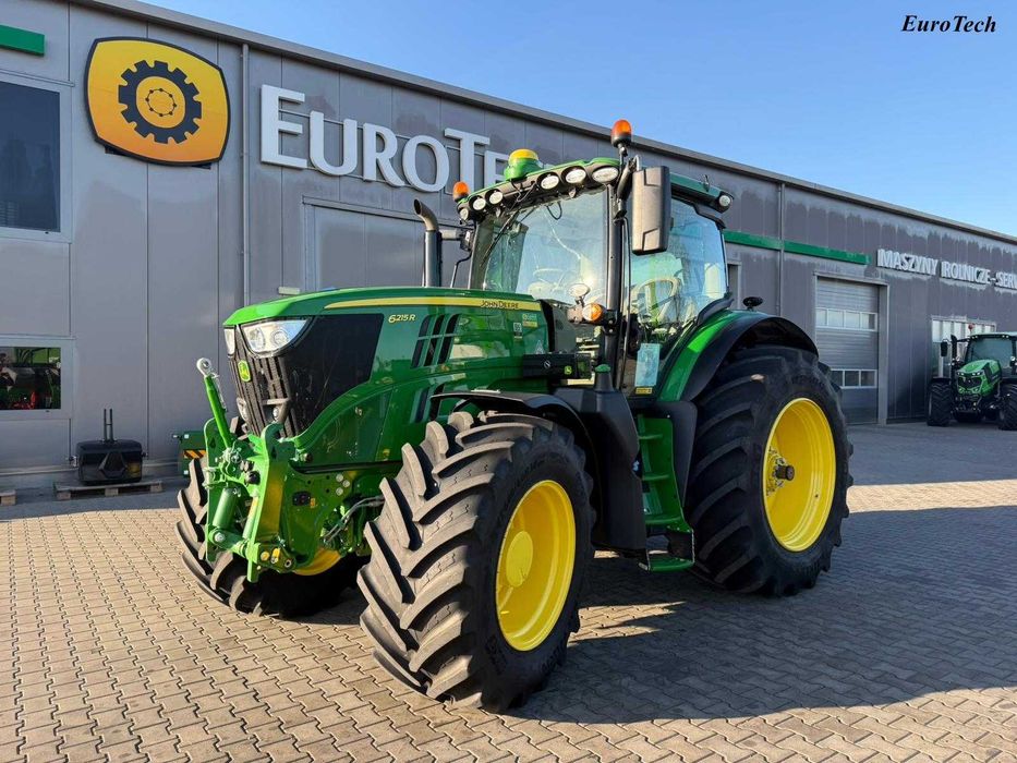 John Deere 6215r piękny egzemplarz import. 6250r 6195r GPS LED
