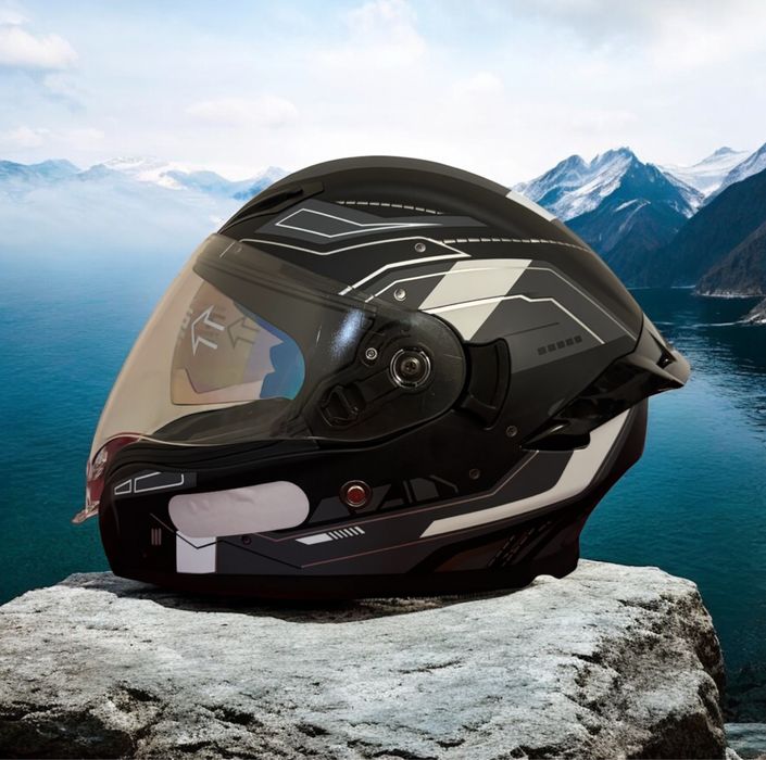 Capacete Rosto Fechado para Moto Homem e Mulher S M L XL