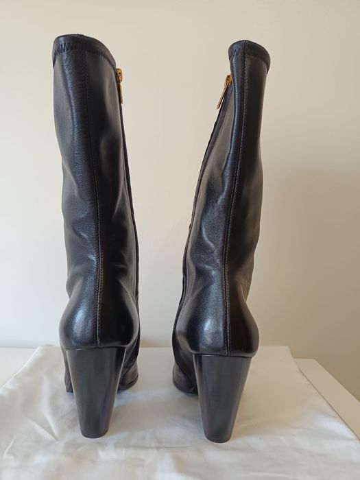 Botas Massimo Dutti Pele Pretas
