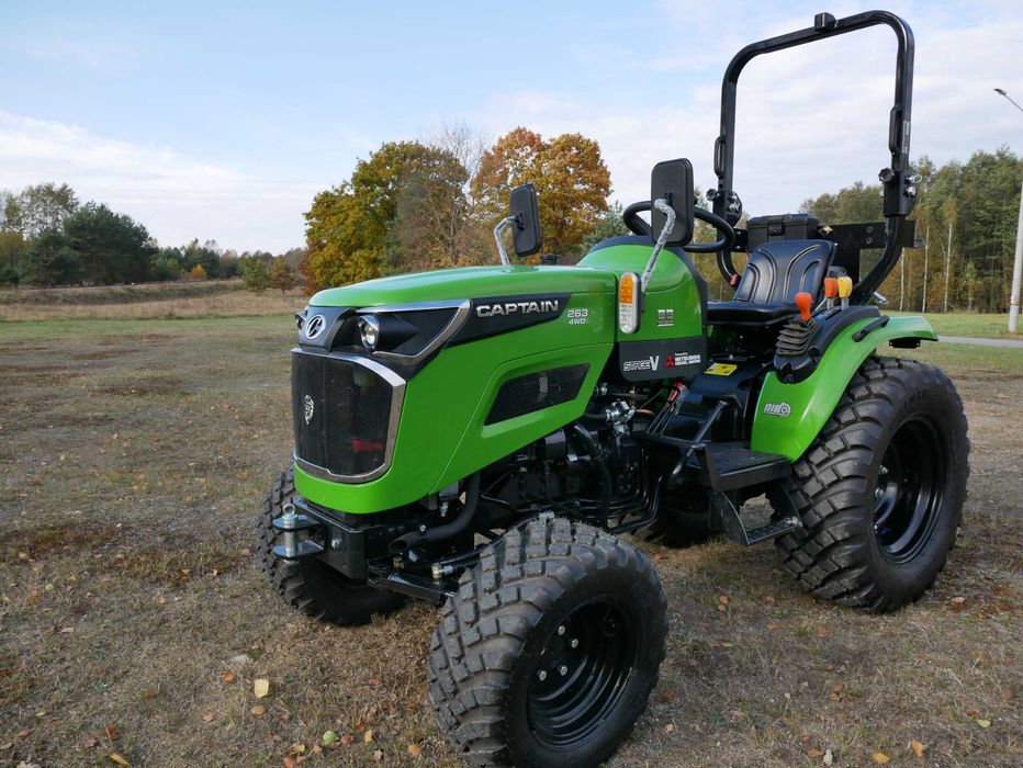 Traktorek CAPTAIN 263 Mitsubishi 3 cylindry 4wd Traktor Homologacja PL