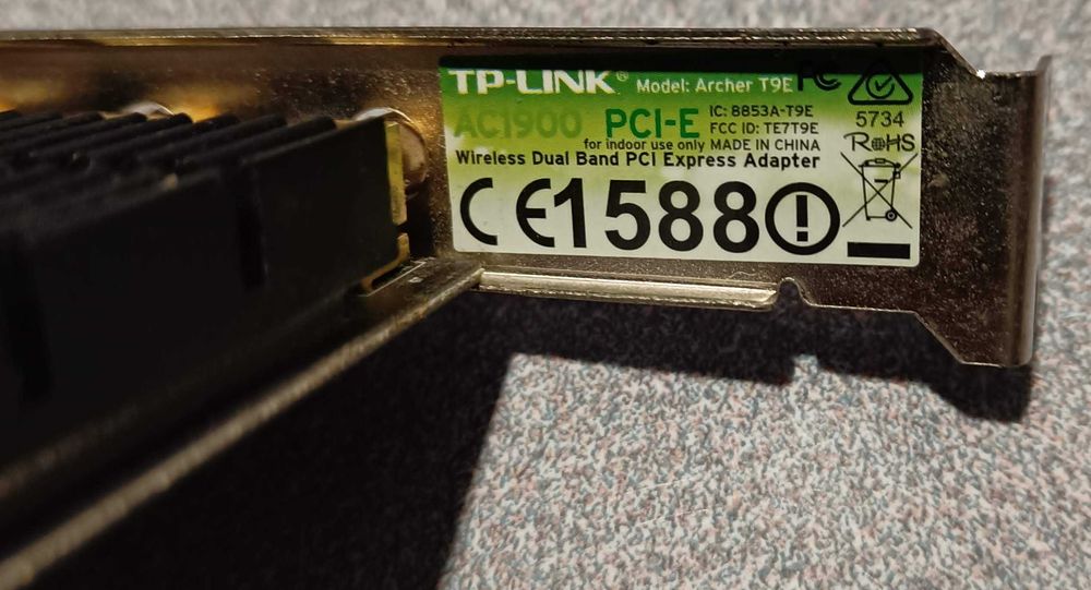 Placa de Rede Wireless TP-Link Archer T9E AC1900