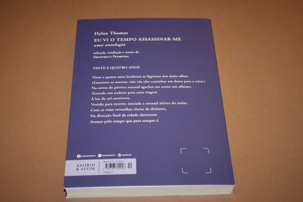 Eu vi o Tempo Assassinar-me -Uma Antologia // Dylan Thomas