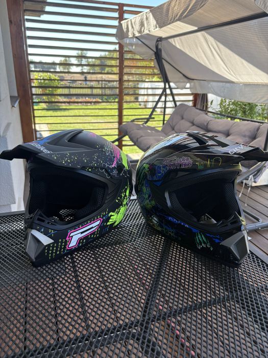Kask crossowy motocykl