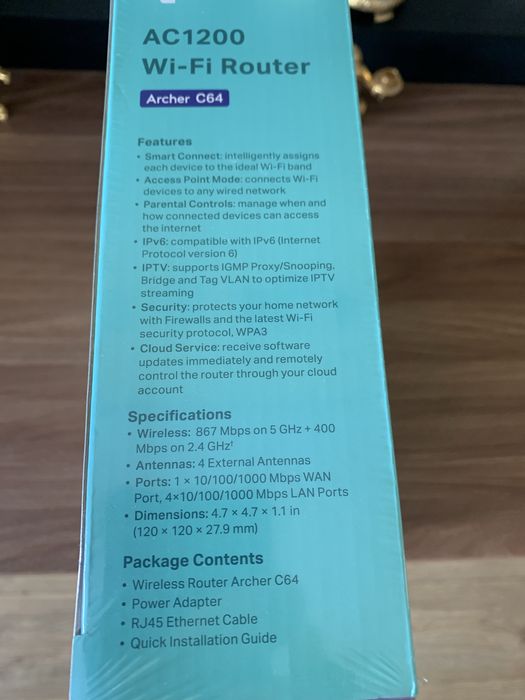 Router sieciowy WiFi TP-Link C64