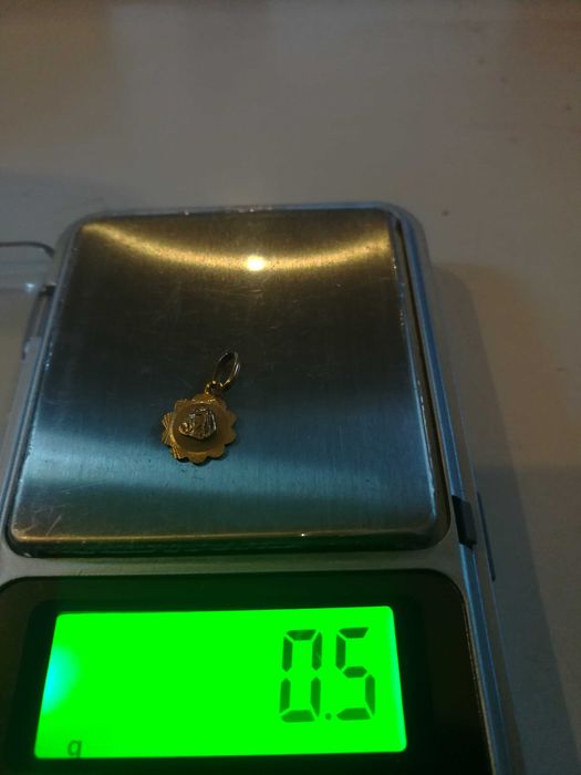 ZŁOTA ZAWIESZKA "Maria" 0,5g/585 + nie złom +