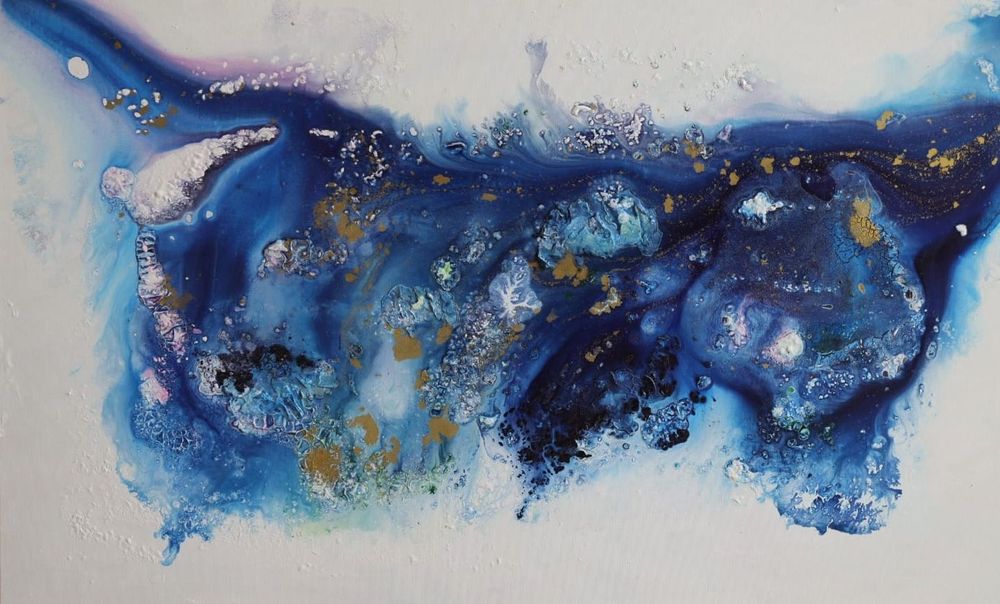 Abstrakcja.  Akryl na płótnie