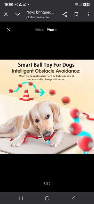 .Mantenha o seu cão ativo e feliz com este brinquedo interativo.