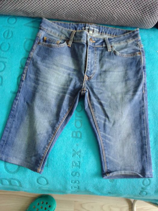 spodni. krotkie  jeans   36L męskie/mlodz.