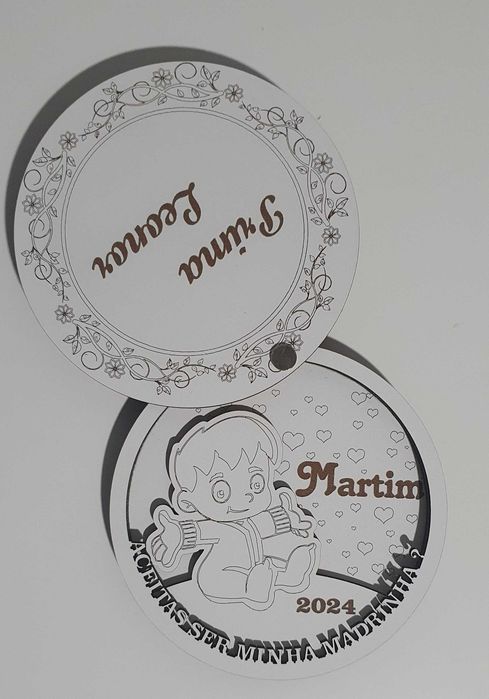 Convite personalizado Padrinho / Madrinha