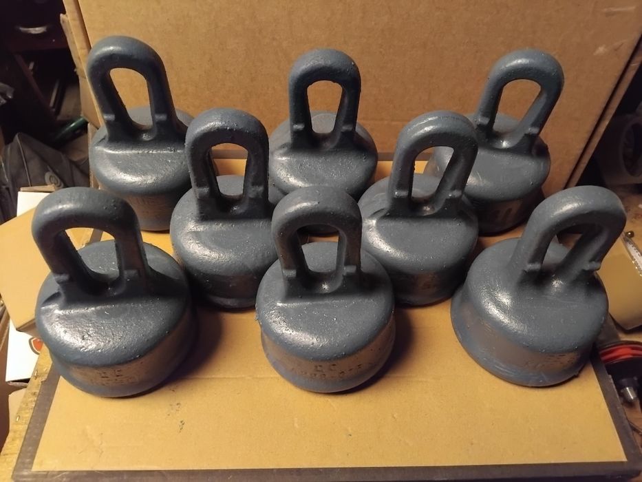 2x Ciężarek obciążnik kotwiczny z uchwm 2kg