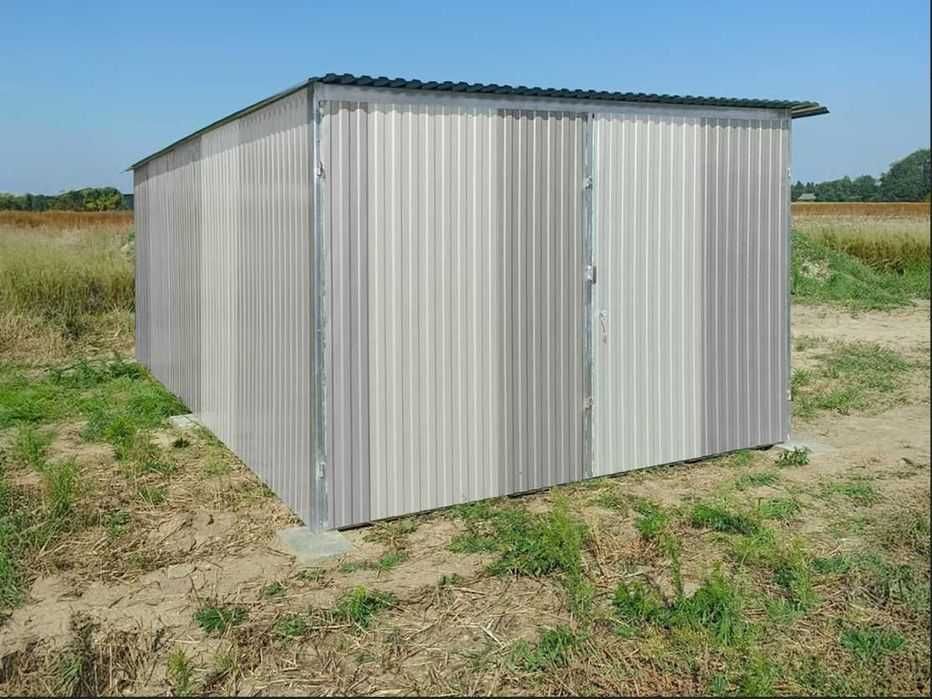 Garaż blaszany 3x5 na Budowę Drugi gatunek Blaszak garaże blaszaneRaty