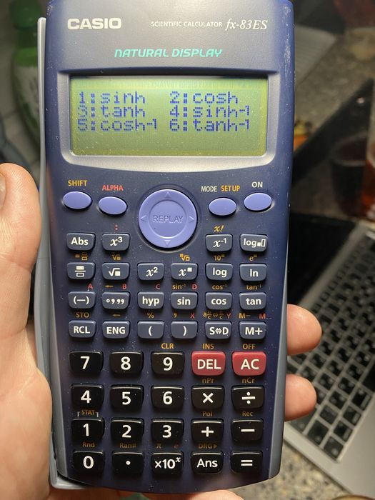 Casio fx 83 ES японский научный калькулятор в хорошем состоянии