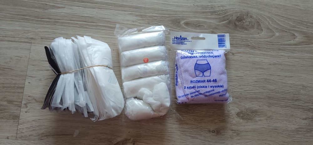 Majtki poporodowe i wkładki laktacyjne