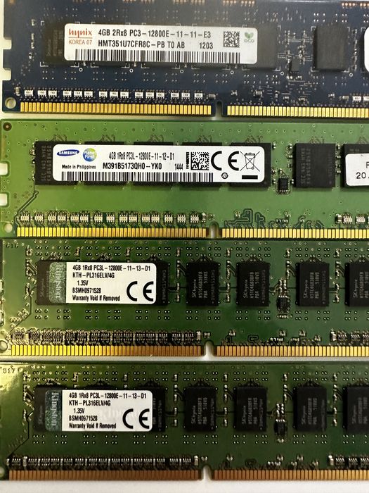 Mémoire RAM DDR3 PC - 8/16/32/80 Go, 1333/1600/1866 MHz, DIMM 240 Pins (neuf, Lot Bleu)