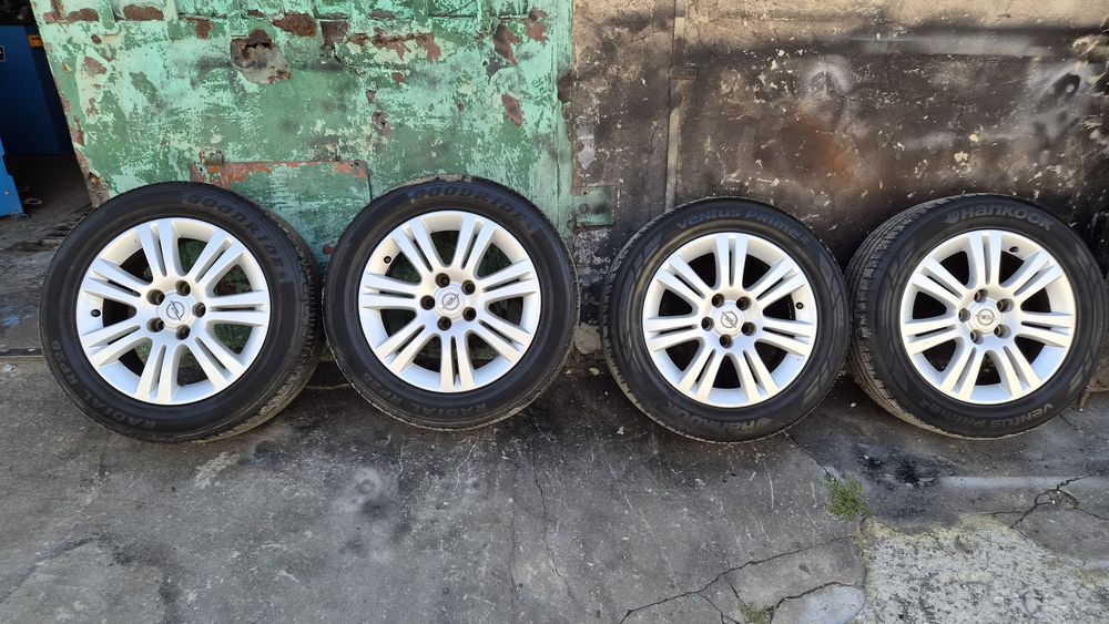 Koła alufelgi 16 opony lato letnie 215/55/16 et39 5x110 opel vectra c signum astra h zafira b