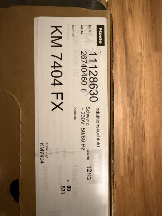 Plyta indukcyjna Miele KM7404 FX Nowa