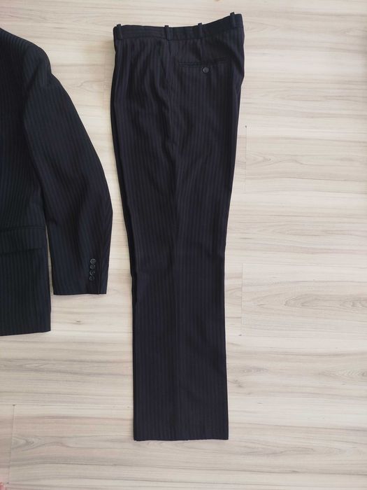 Czarna, elegancka męska marynarka, Modex, L