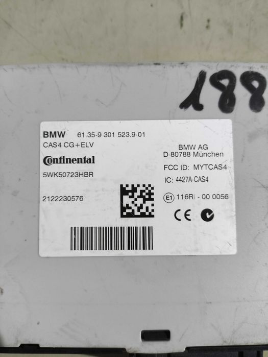 Modulo CAS4 CG+ELV  BMW F07/F10/F11   930.1523