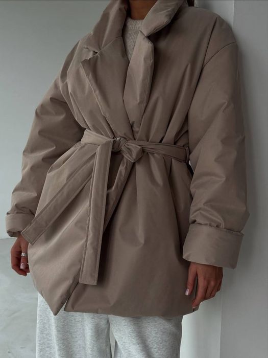 Жіноча Тепла Зимова Куртка на Запах/Женская Теплая Зимняя Куртка