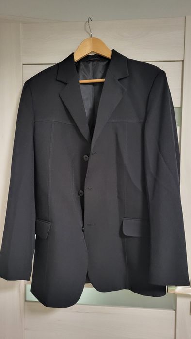 Marynarka męska czarna 46