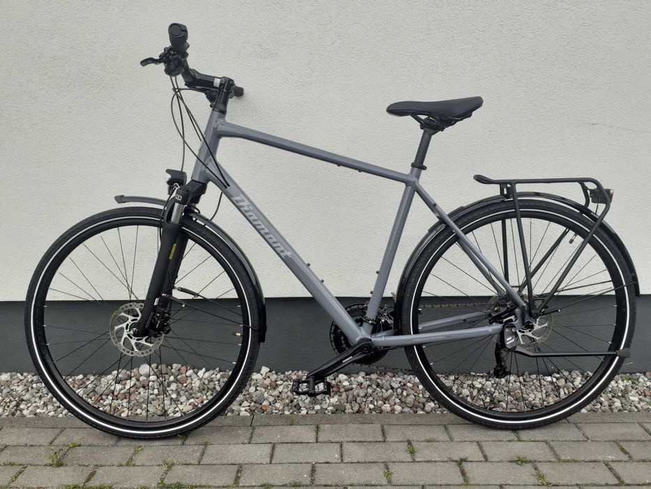 diamant elan deluxe hydraulika trekking merida kola 28 cube jak nowy