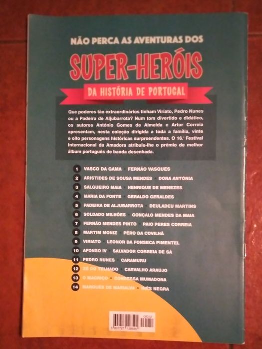 9 Revistas de Bd, "Super Heróis da História de Portugal":