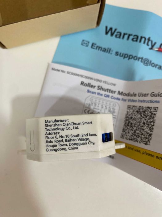 LoraTap Interruptor de persianas WiFi, relé de persiana