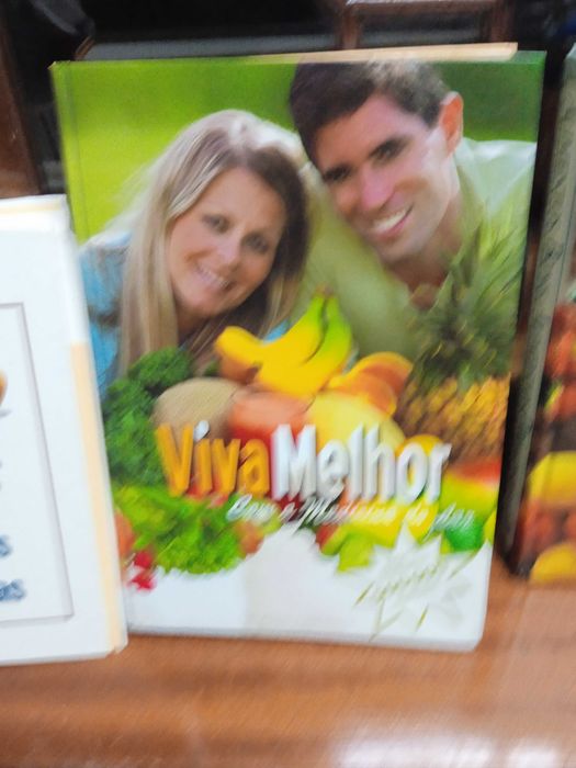 Livros de cozinha e saúde