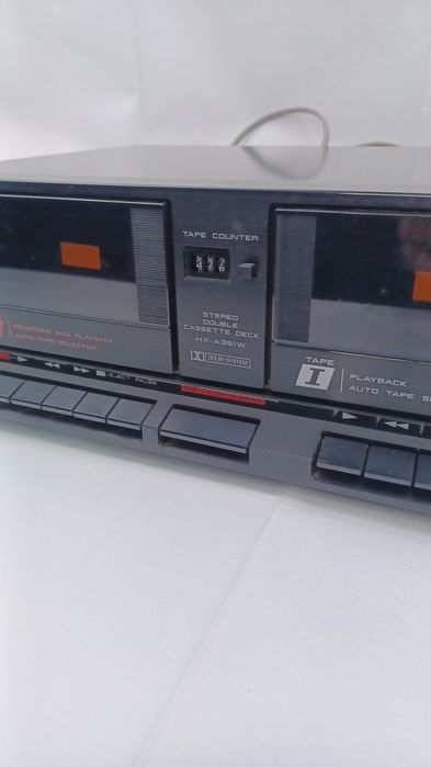 Duplo deck de cassetes Akai