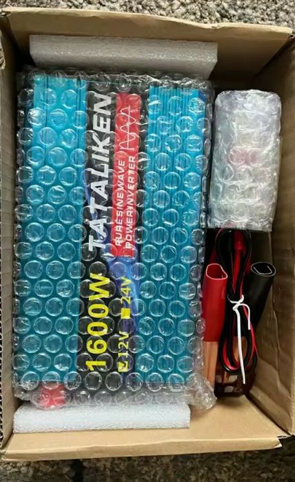 Nowa przetwornica 12V o mocy 1600W, generująca czysty sinus.