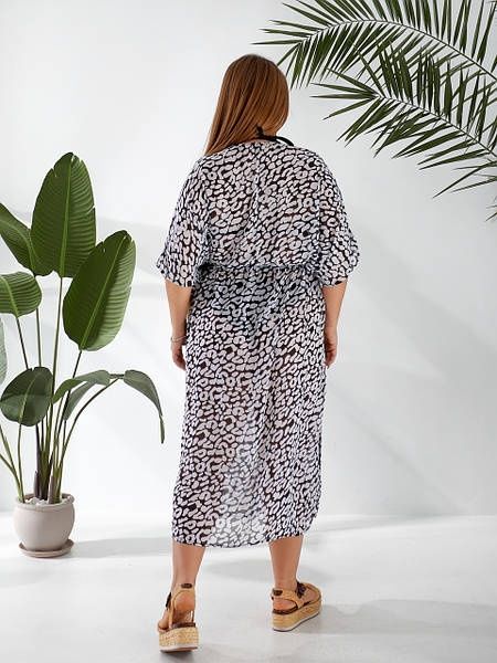 Жіноче парео вільного крою на зав'язці