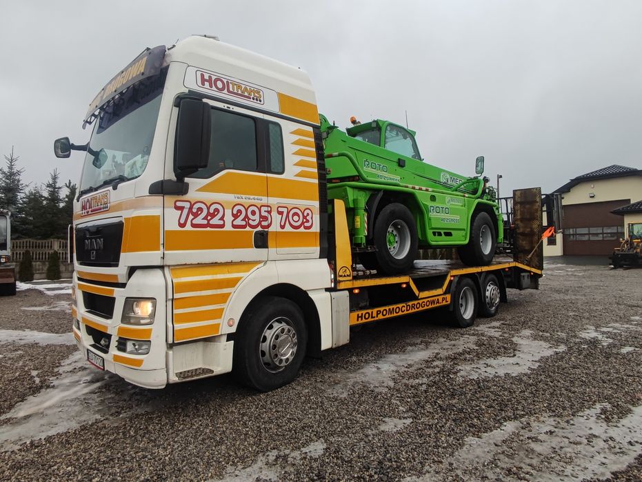 Pomoc drogowa,transport ciągników,maszyn rolniczych,budowlanych,hol-au