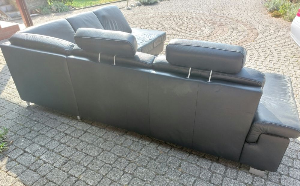 Ekskluzywna rogówka, skóra / czarna