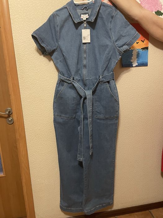 Комбінезон джинсовий
