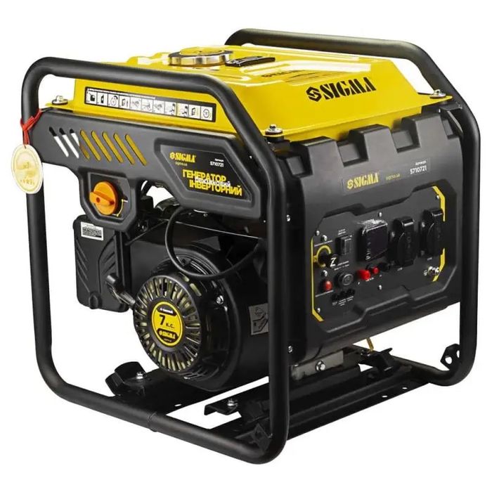Генератор інверторний бензиновий 2.2/2.5 кВт 12л 4-х тактний Sigma