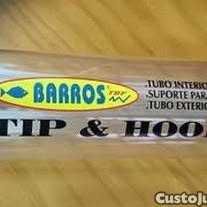 -2 tubos interiores para ponteiras das canas de barco