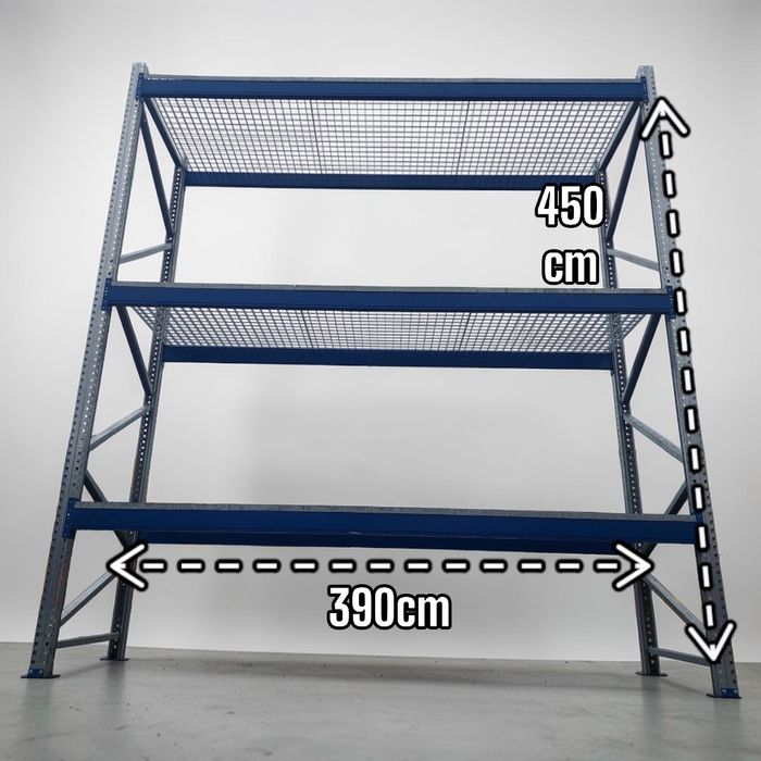 Regały magazynowe Schafer paletowe gł.120cm