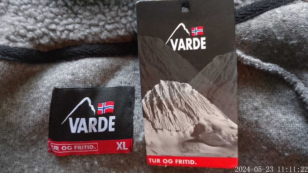 Bluza z Kapturem Varde Szara XL Nowa