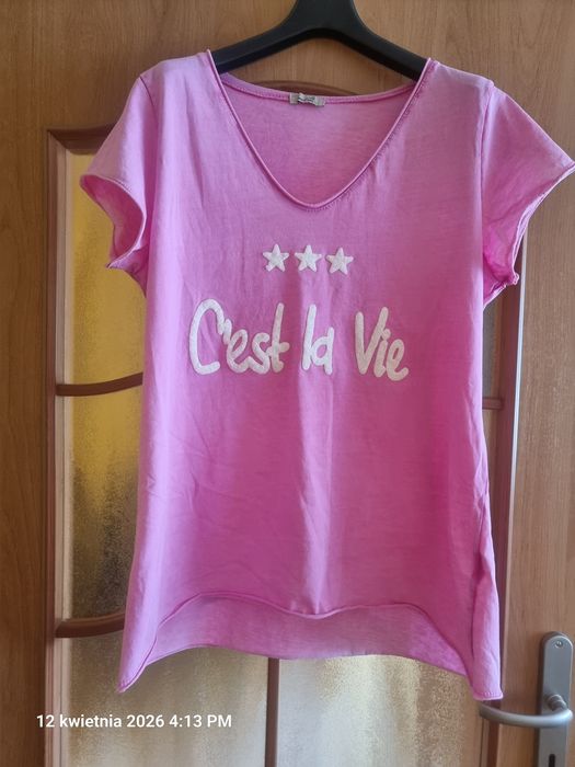 Bluzka bawełniana I spodnie dzinsowe Orsay