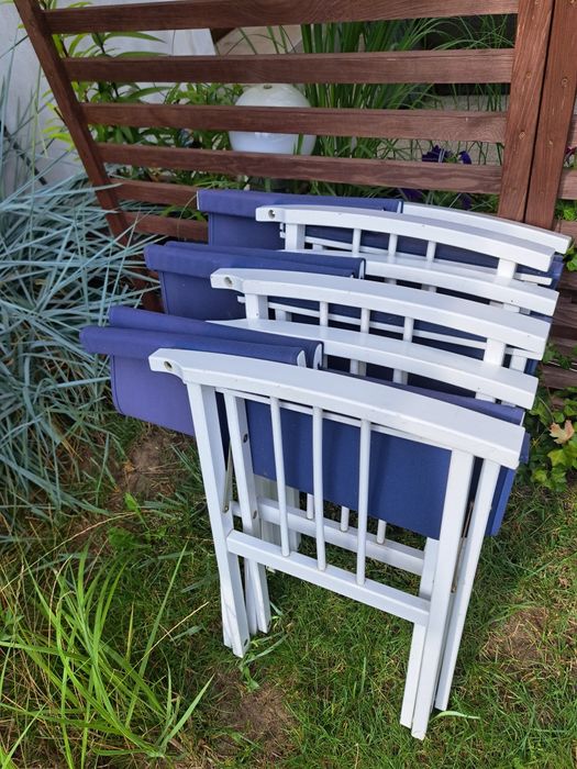 Krzesła ogrodowe skladane