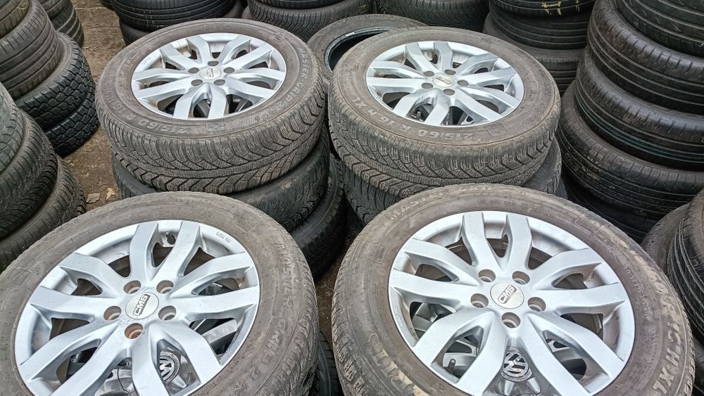 5 x 108 16 cali felgi aluminiowe z oponami zimowymi