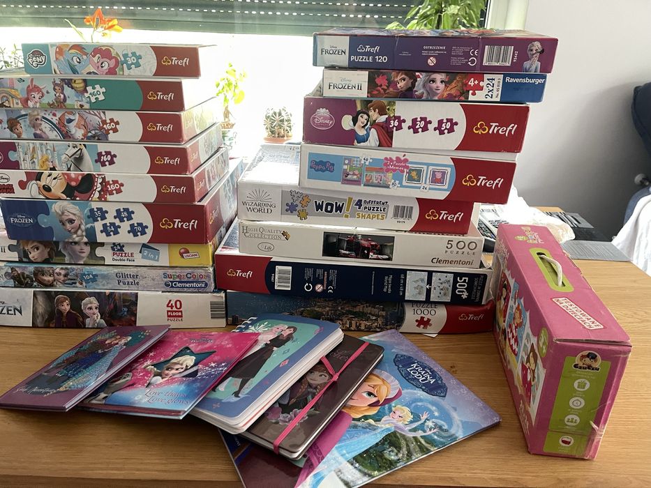Zestaw puzzli  Trefl i inne