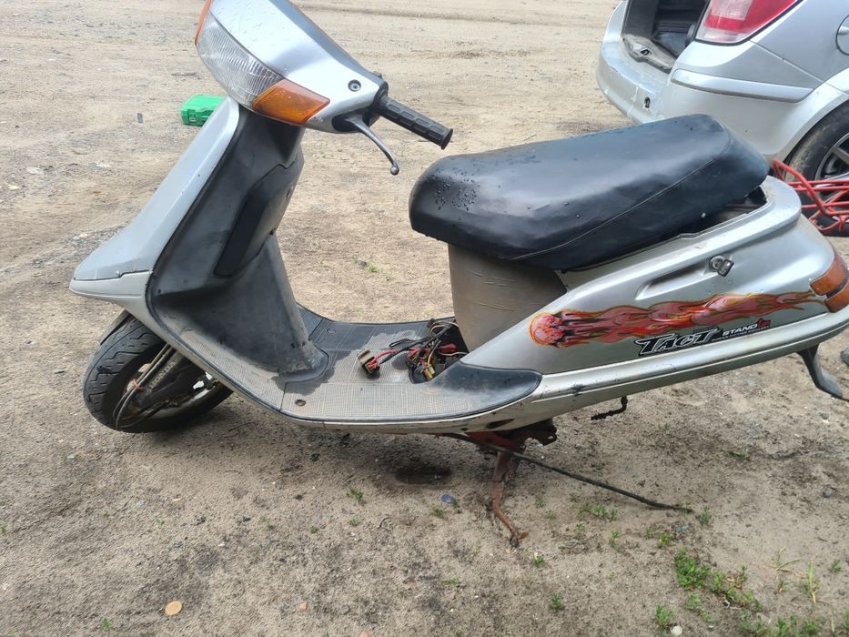 Honda tact 24 без мотора и переднего колеса