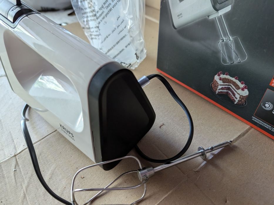 Krups mikser z osprzętem uszkodzony