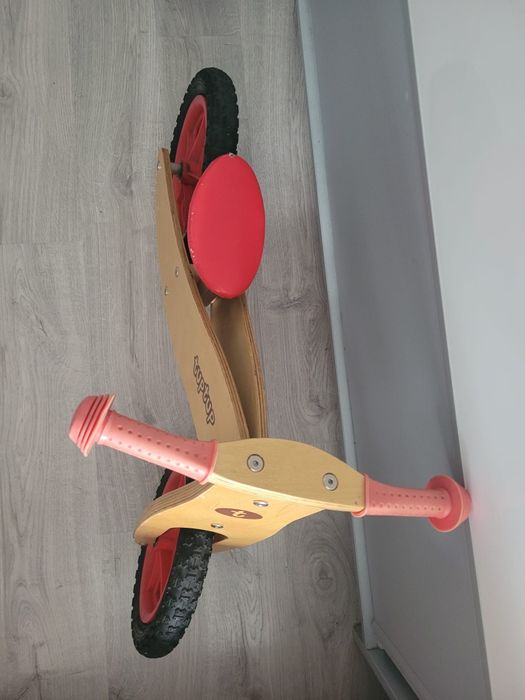 Rowerek biegowy drewniany