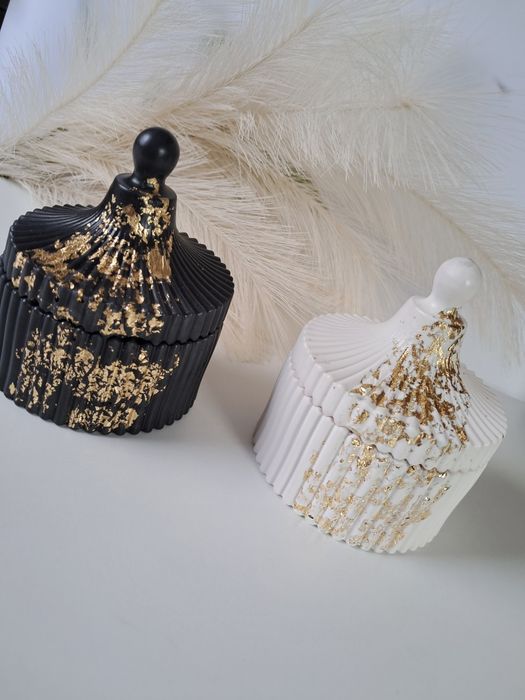 Szkatułka gipsowa nowa