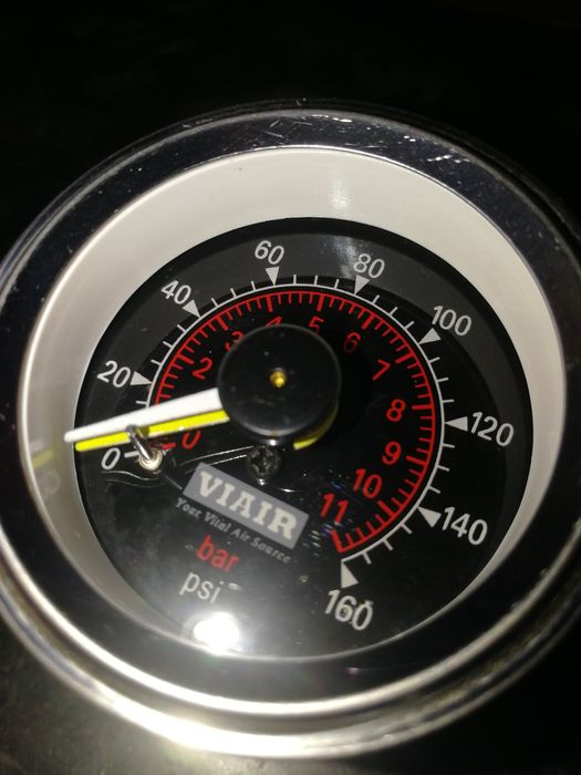 Manómetro pressão suspensão a ar