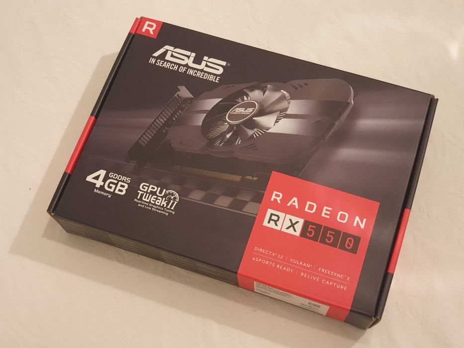 Placa gráfica Asus Radeon RX550 4Gb GDDR5
